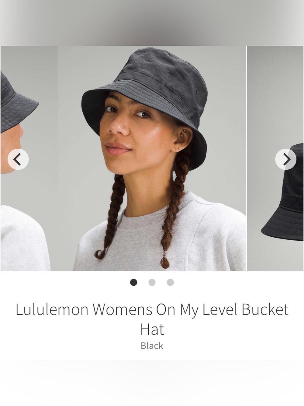 lululemon athletica Black Bucket Hat